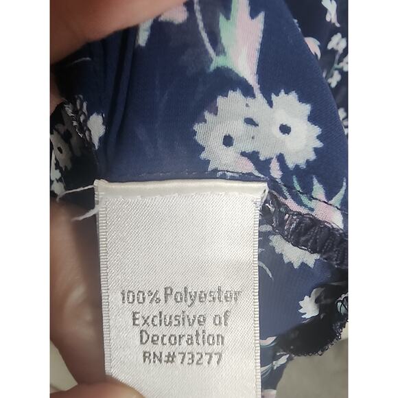 LC Lauren Conrad Sheer Popover Blouse, Medium - Picture 6 of 7